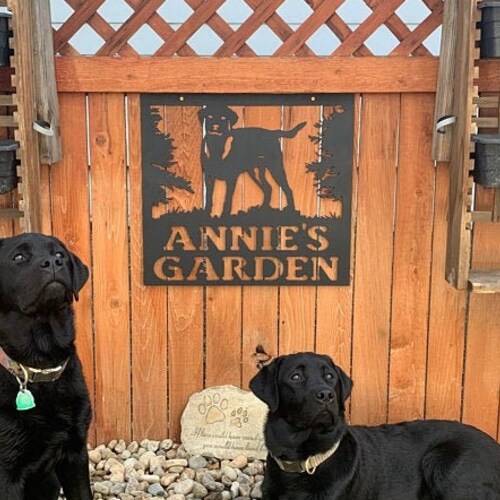 Labrador Retriever Personalized House Number Sign Dog Etsy