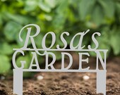 Your Name Custom Metal Garden Marker Sign