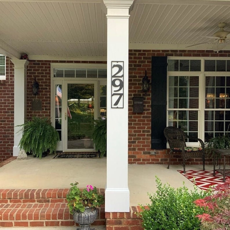 Heavy Duty Metal Address Numbers, 3.5 