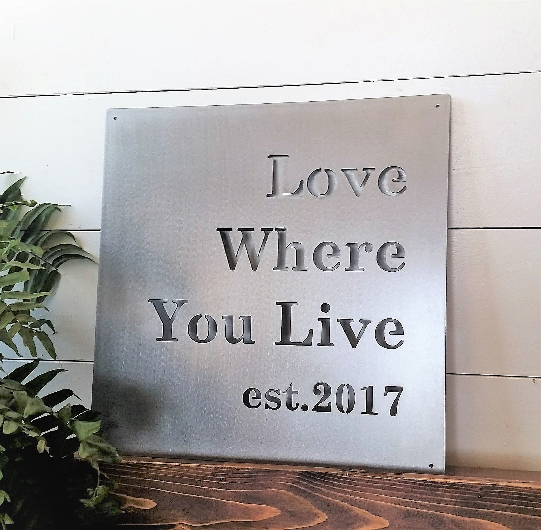 Personalized Metal Quote Sign Your Text Custom Metal Sign Etsy