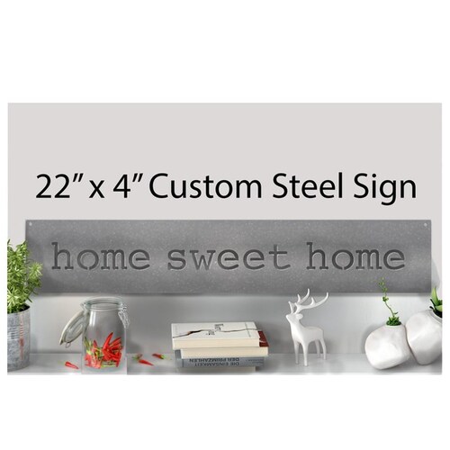 Metal Quote Inspirational Personalized Sign Steel Wall Art Etsy