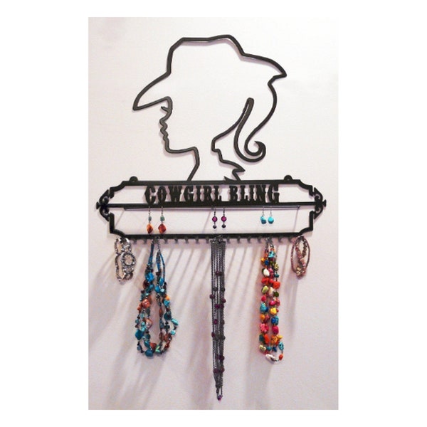 Cowgirl Bling Jewelry Holder and Display