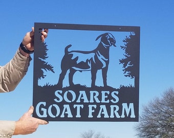 Boer Goat Farm Sign
