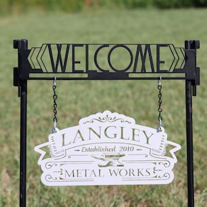 Outdoor Welcome Sign Holder – Durable, Stylish, and Easy to Install