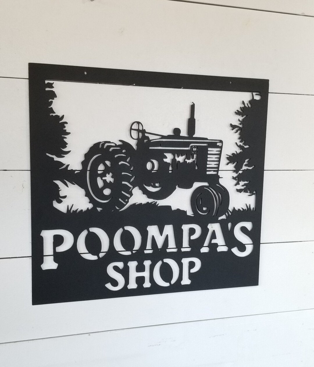 Custom Metal Tractor Sign - Etsy