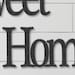 Home Sweet Home, Metal Script Word Art - Etsy