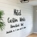 Custom Metal Words, Homestead Metal Wall Art 