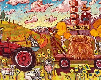 Dude Ranch Art Print