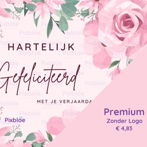 Facebookpost Verjaardag – Vrolijke JPEG | Download & Deel Direct | PREMIUM | zonder logo