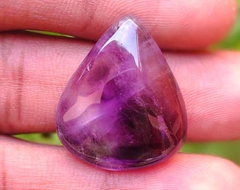 Natural Trapiche Amethyst Gemstone – Natural Purple Crystal for Jewelry Making. (25) ct