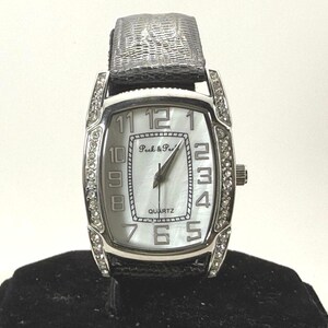 Vintage Peck & Peck Rectangular Dress Watch | Black Leather Strap Peck and Peck Watch - Etsy main image 3