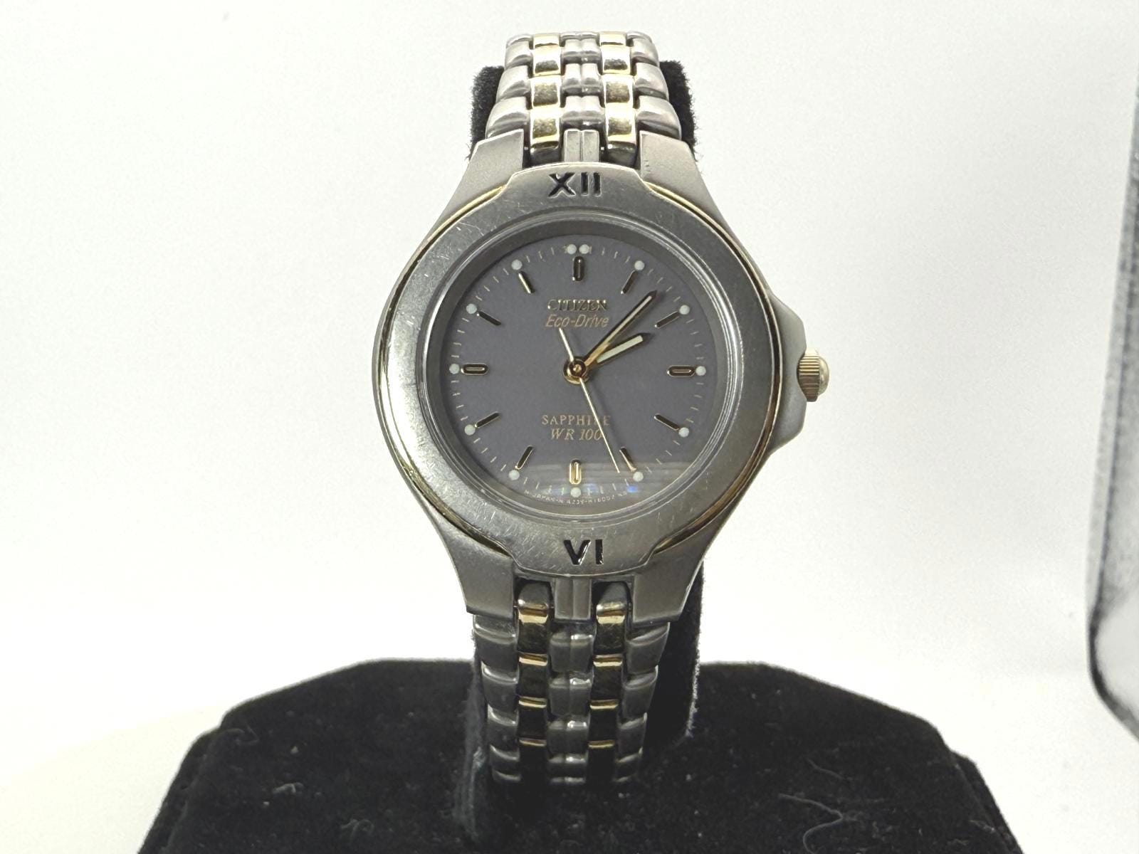 Citizen Quartz Metallic Rustic Metal Band Japan Movent Citizen japan with original box quartz movement  main image 4