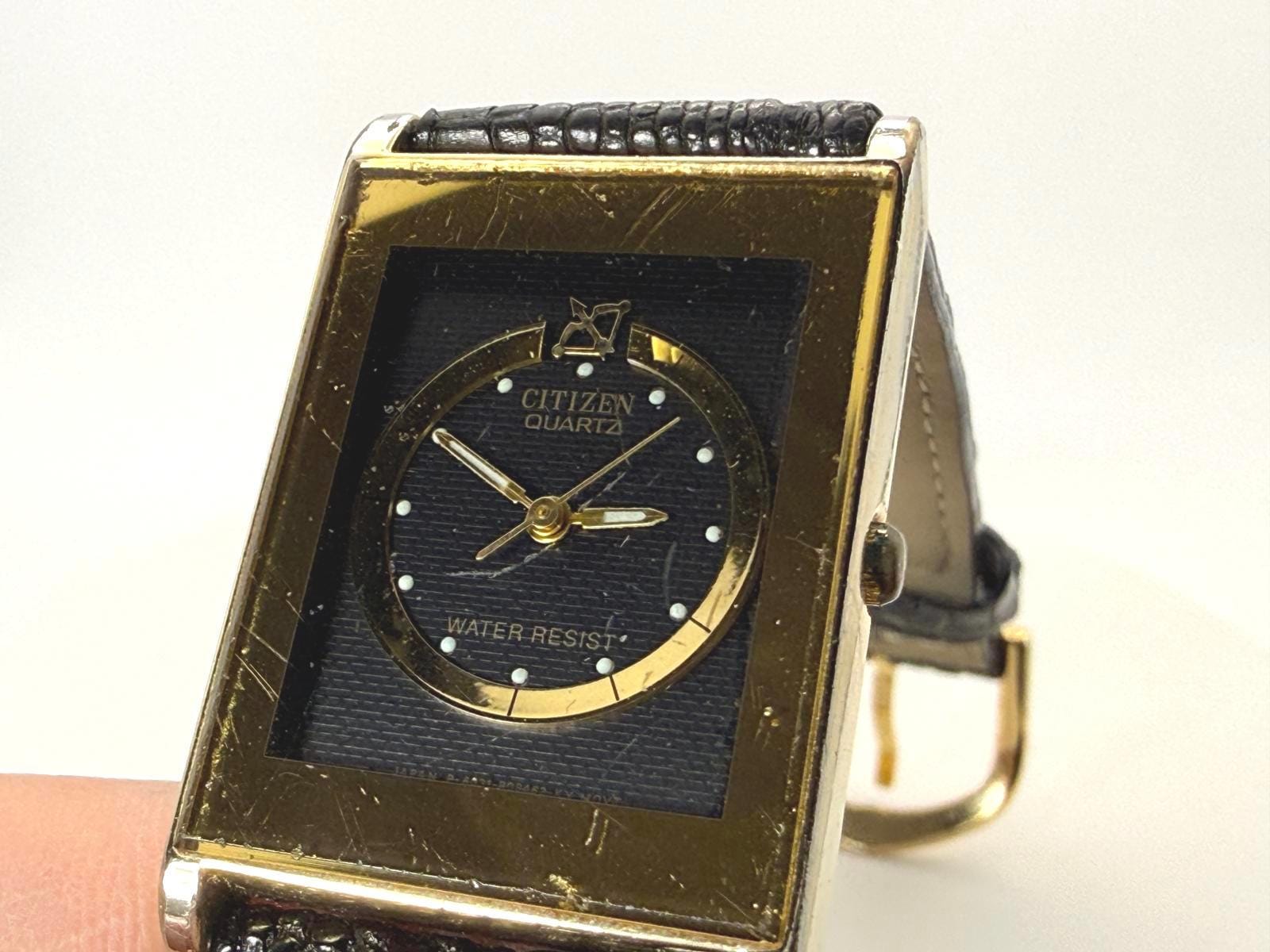 MCM Citizen 1300 Black Face Gold  Mesh Strap Ladies Tank Watch s-l1200.jpg main image 3