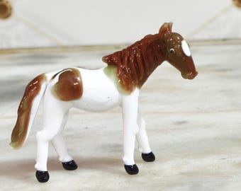 ブルームラーノガラスの馬の彫刻：本物のイタリア製装飾品 - Etsy 日本