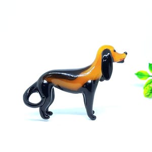 Murano Glass Dog Sculpture Handmade Glass Dog Figurine Desktop Decor Dog Beautiful Dog Gift Item Blowing Dog Animals Gift