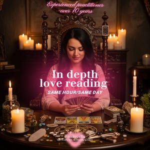 LOVE READING In depth same hour/ same day detailed  intuitive reading • twin flame reading • soulmate reading • relationship reading