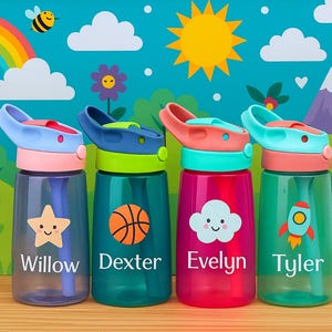 Back to School Gifts for Kids, Personalized Kid Water Bottle, Custom Laser Engraved Kids Bottles, Kids School Gift, Kid Water Bottle