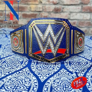 UNIVERSAL CHAMPIONSHIP WRESTLING Replica Title Adult Size Belt Brass/Zinc/2mm/4mm