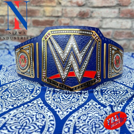 UNIVERSAL CHAMPIONSHIP WRESTLING Replica Title Adult Size Belt Brass/Zinc/2mm/4mm