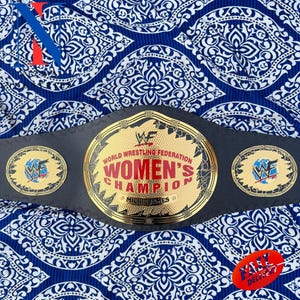 World FEDERATION Women&quot;s Championship Wrestling Replica Title Adult Size Belt Brass Zin 2mm 4mm