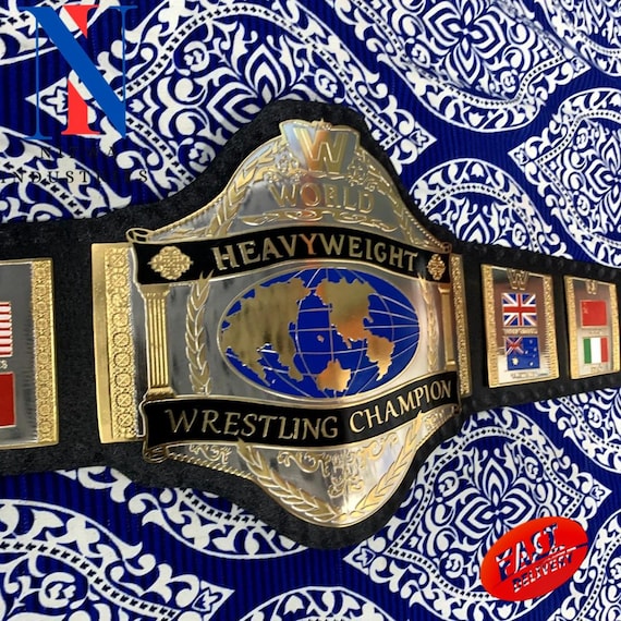 Hulk Hogan 86 World Heavyweight Wrestling Championship Belt Replica Title 2mm 4mm Brass Zinc