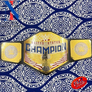 UNITED STATES Wrestling Championship Replica Adult Size Belt Brass/Zinc 2mm/4mm
