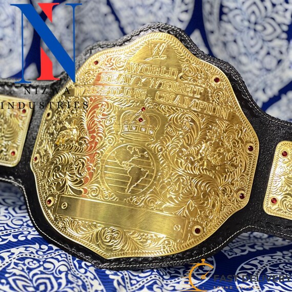 Heavyweight Wrestling Championship Belt Replica Title belt Brass Zinc 2mm 4mm
