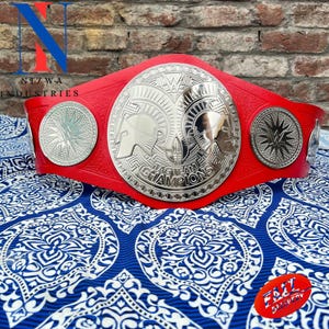 RAW TAG TEAM Championship Wrestling Replica Title Adult Size Belt Brass/Zinc/2mm/4mm