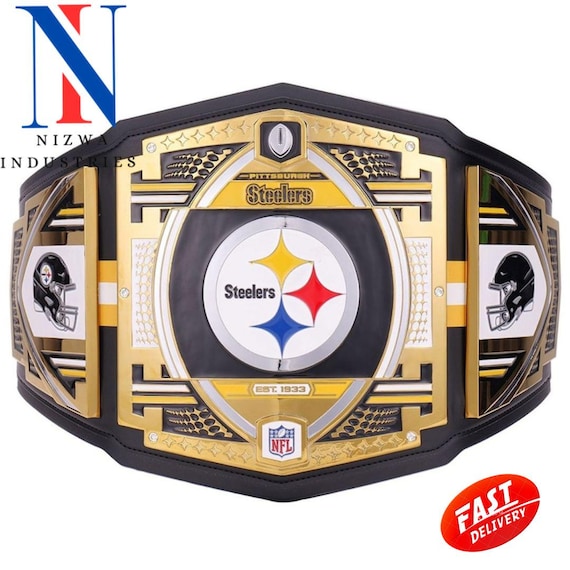 Pittsburgh Steelers Championship Belt Replica Title belt Brass Zinc 2mm 4mm
