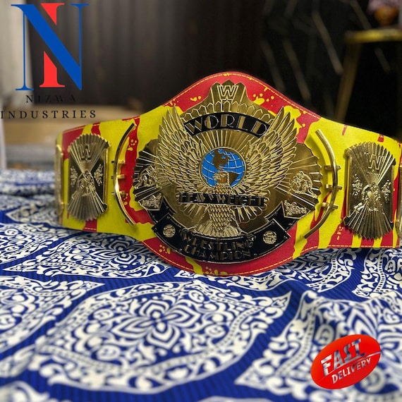 HULK HOGAN SIGNATURE Series Custom Wrestling Championship Replica Title Belt 2MM/4MM Brass/Zinc