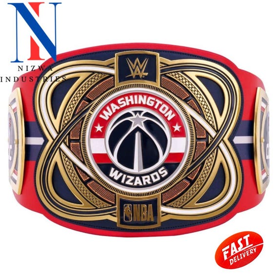 Washington Wizards Championship Belt Replica Title belt 2mm 4mm Brass Zinc