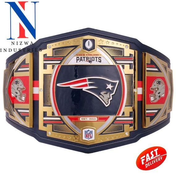 New England Patriots Championship Belt Replica Title belt Brass Zinc 2mm 4mm