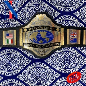 Hulk Hogan 86 World Heavyweight Wrestling Championship Replica Title Belt 2mm/4mm Brass/Zinc