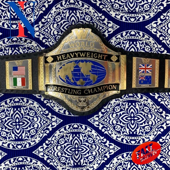 Hulk Hogan 86 World Heavyweight Wrestling Championship Replica Title Belt 2mm/4mm Brass/Zinc