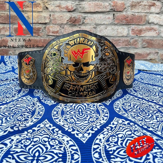 Smoking Skull Stone Cold World Heavyweight Championship replica Title Adult Size Belt Brass/Zinc/2mm/4mm