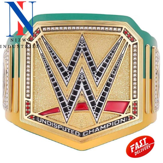 Crown Jewel Perth Custom Championship belt Replica title belt 2mm 4mm Brass zinc