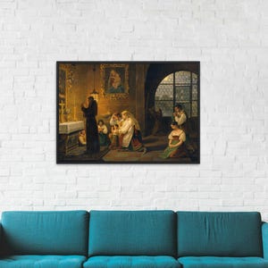 Catholic Latin Mass Wall Art – Schodlberger Religious Icon Print – Traditional Christian Art – Digital Download – German Catholic Decor