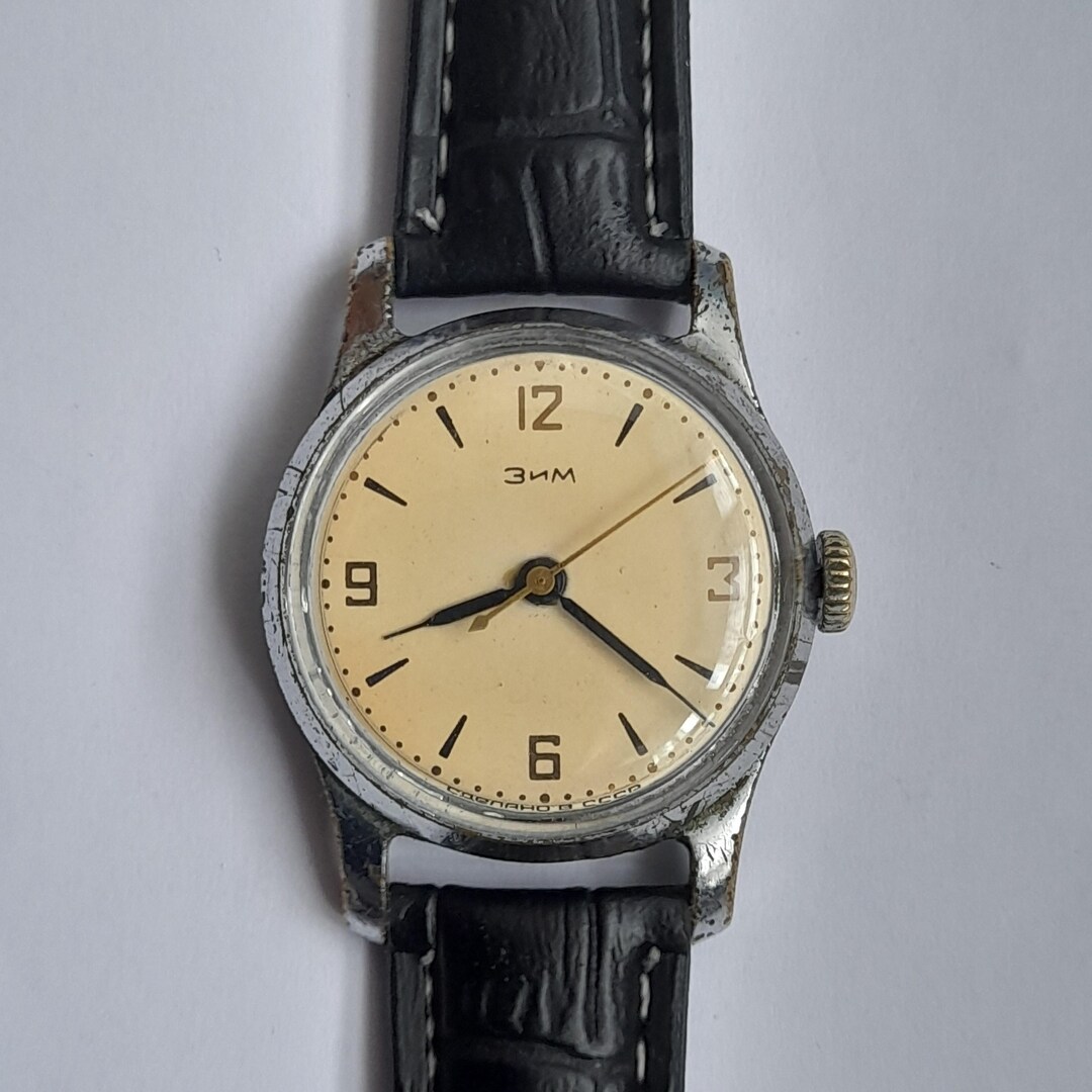 Ussr Watch Radium Vintage Beautiful Authentic Soviet USSR Watch ZIM From Mid 70s Central ...