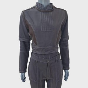 Bo-Katan Kryze Mandalorian Costume | Star Wars Women’s Cosplay Flight Suit & Armor Undersuit | Custom Bounty Hunter Outfit
