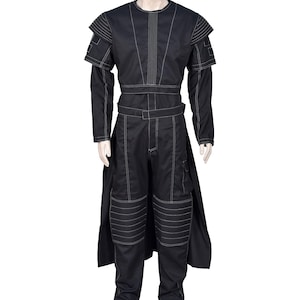 Mandalorian Boba Fett Inspired Cosplay Costume | 4-Piece Star Wars Flight Suit Outfit | Bounty Hunter Costume Set for Men