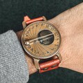 Handmade Steampunk Brass Wrist Compass & Sundial Watch Antique Timepiece Perfect Gift for Husband, Keepsake Gift product logo