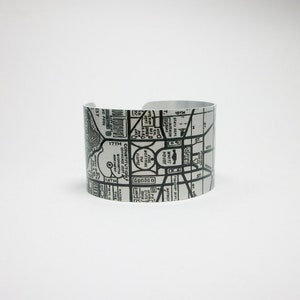 Washington DC Karte Manschette Armband Distrikt Columbia Virginia Geschenk für Männer oder Frauen