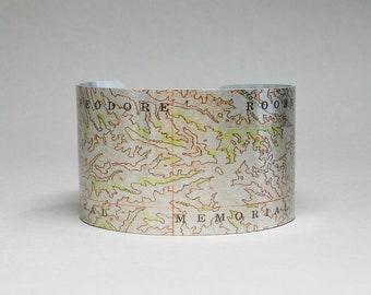 Theodore Roosevelt National Park North Dakota Cuff Bracelet Unique Gift for Men or Women