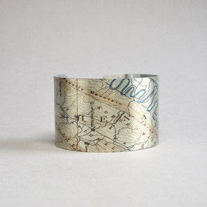 Shenandoah Nationalpark Virginia Manschette Armband Karte einzigartige Wanderer Geschenk für Männer oder Frauen