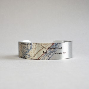 Murrells Inlet South Carolina Karte Armband Einzigartiges Geschenk für Männer oder Frauen