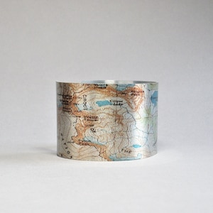 Cirque of the Towers Wind River Range Wyoming Teton Cuff Bracelet Unique Hiker Backpacker Gift for Men or Women
