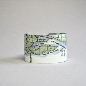 Tampa Bay Florida Map Manschette Armband Einzigartiges Geschenk für Männer oder Frauen