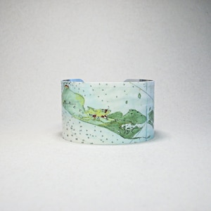 Bracelet manchette carte Key West, cadeau unique