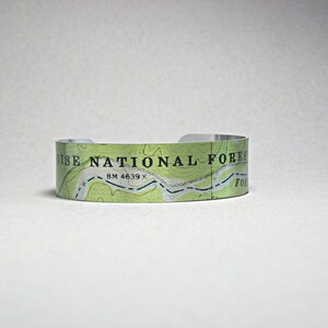 Boise National Forest Idaho Manschette Armband Einzigartiges Geschenk für Sie oder Ihn