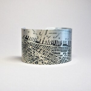 Karte Armband New York City NYC Manhattan West Side Road einzigartiges Geschenk für Männer oder Frauen